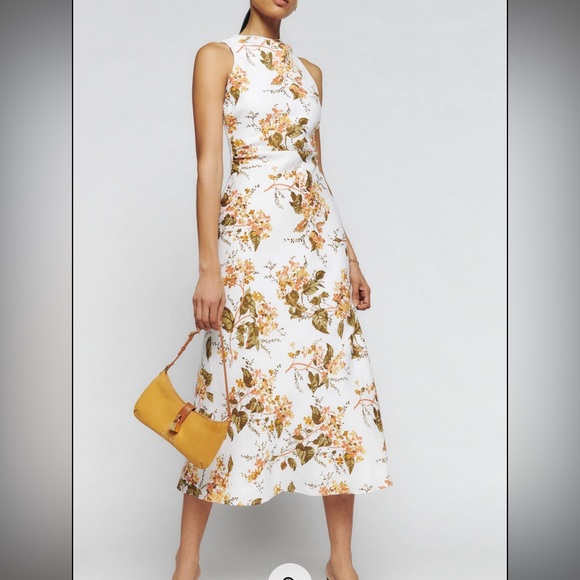 Reformation | Dresses | The Reformation Casette Linen Dress | Poshmark